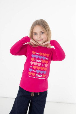 Лонгслів для дівчаток